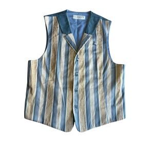 Vintage 1990's Disneyland Anaheim Men Cast Member Vest Dapper Day Walt Disney L